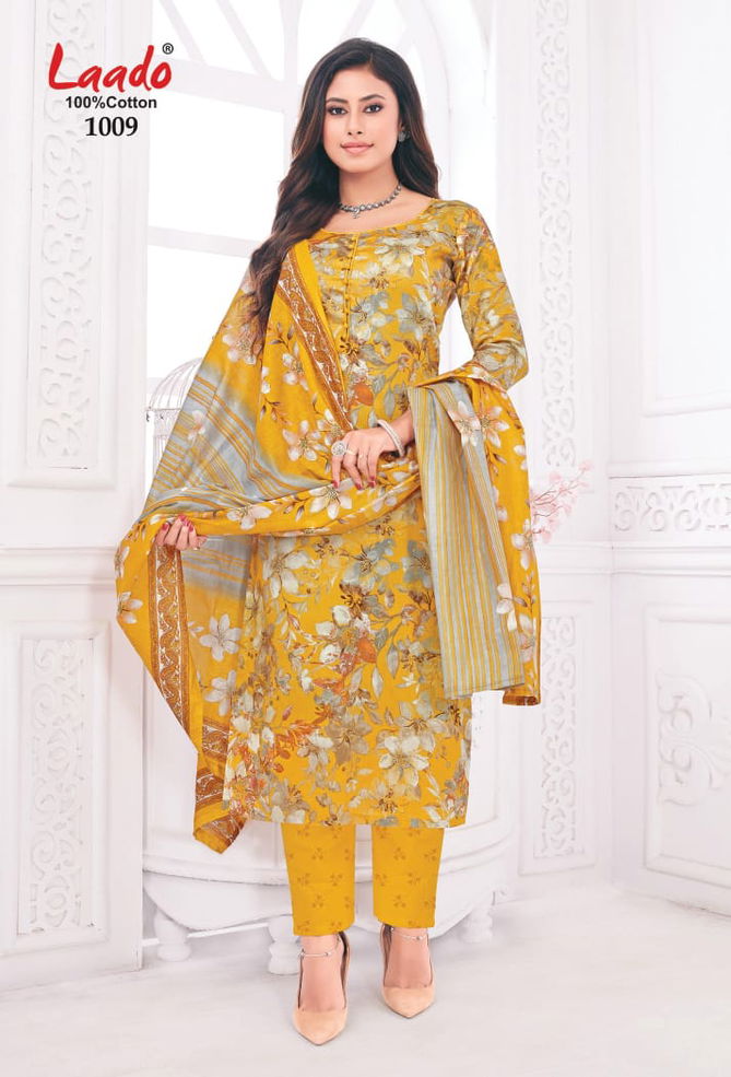 Princess Vol 1 By Laado Printed Pure Cotton Dress Material Suppliers In India